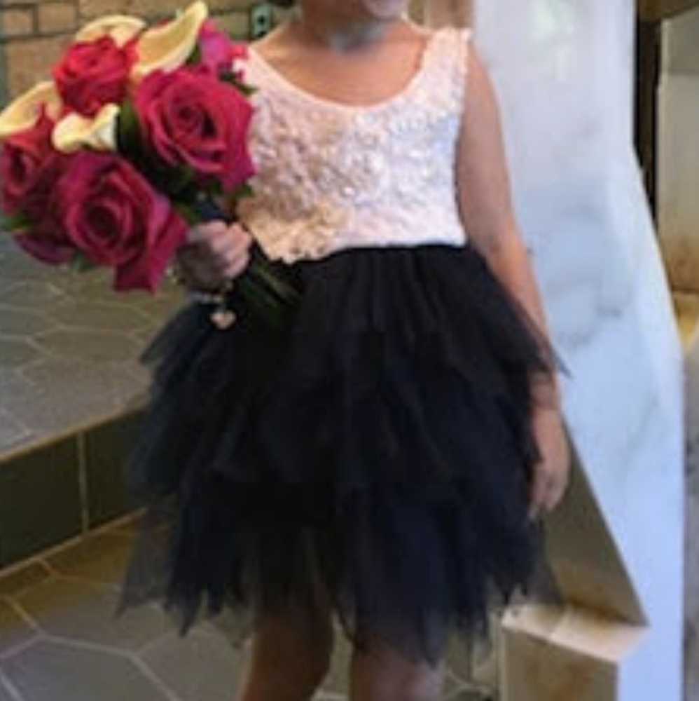 6-12 month Navy Tutu Dress